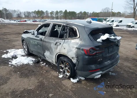 2024 BMW X3 Sdrive30I z USA, uszkodzony, nr VIN 5UX43DP01R9U47238